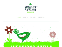 Tablet Screenshot of higherlivingherbs.com